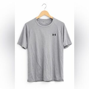Under Armour Tech Tee Men’s XL Gray Short Sleeve Athletic Performance Loose Fit